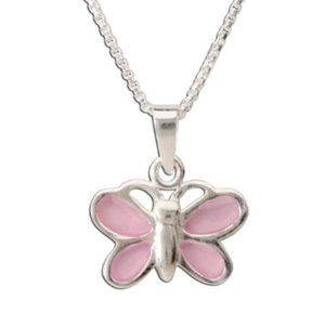 Sterling Silver Butterfly Necklace